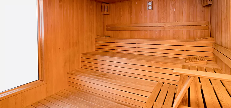 Custom Hemlock Wood Sauna Construction in Barrie, Ontario